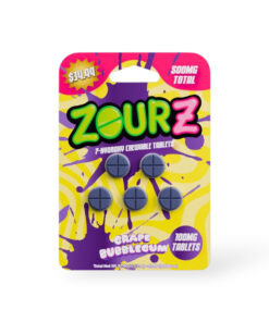 Zourz 7-Hydroxy Chewable Tablet Grape Bubblegum 100mg Per Tablet